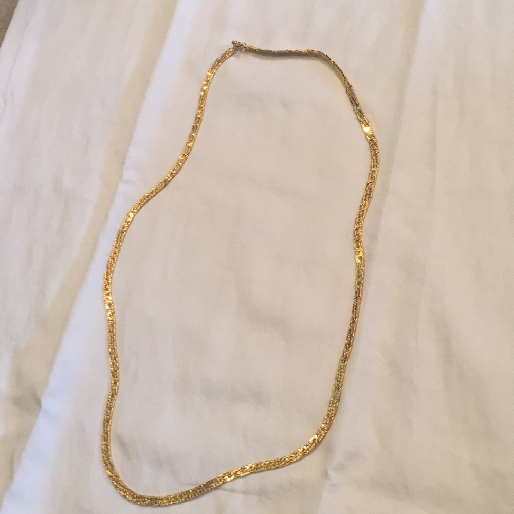 Long gold chain